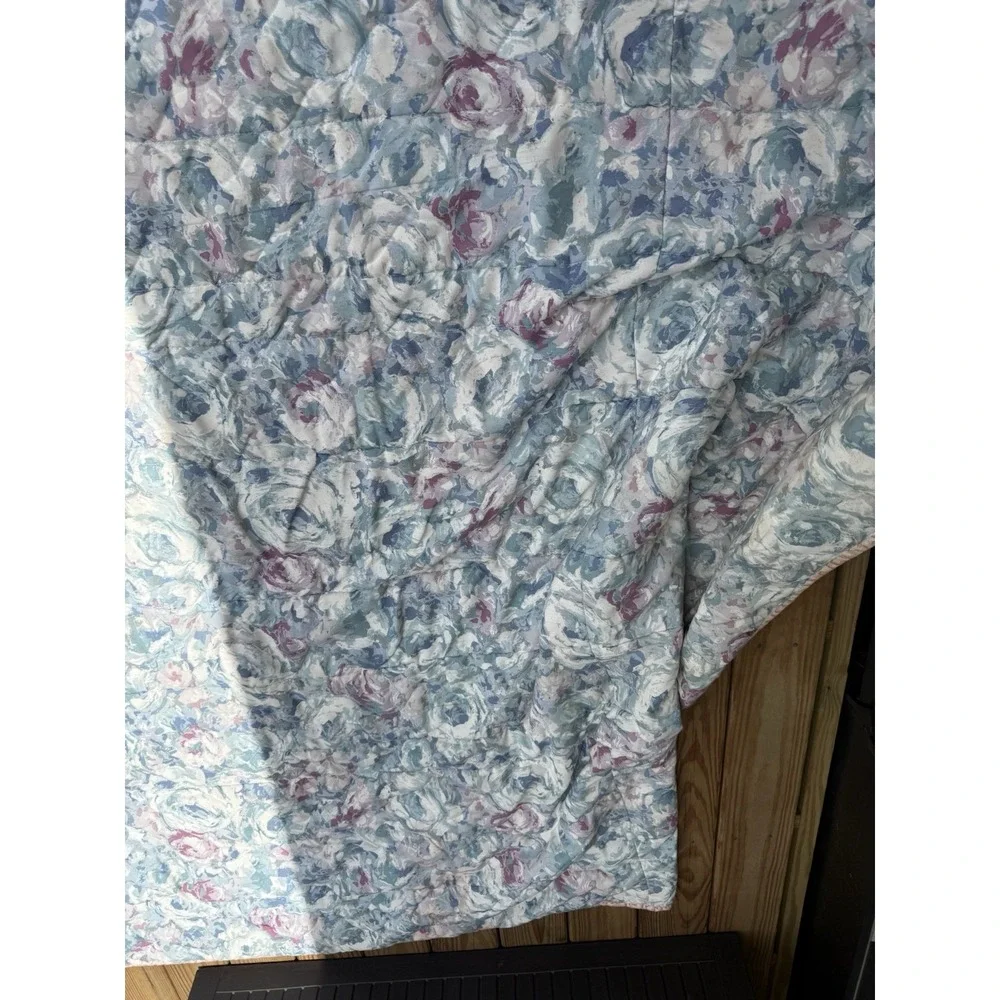Vintage Fabric Dresden Plate Quilt Blanket 86